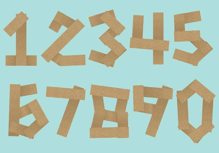 木日志数字矢量