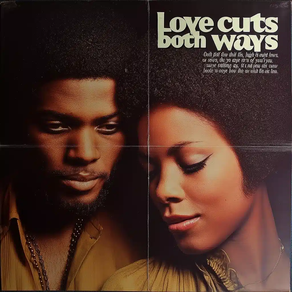 70s Soul Album Cover Midjourney提示词