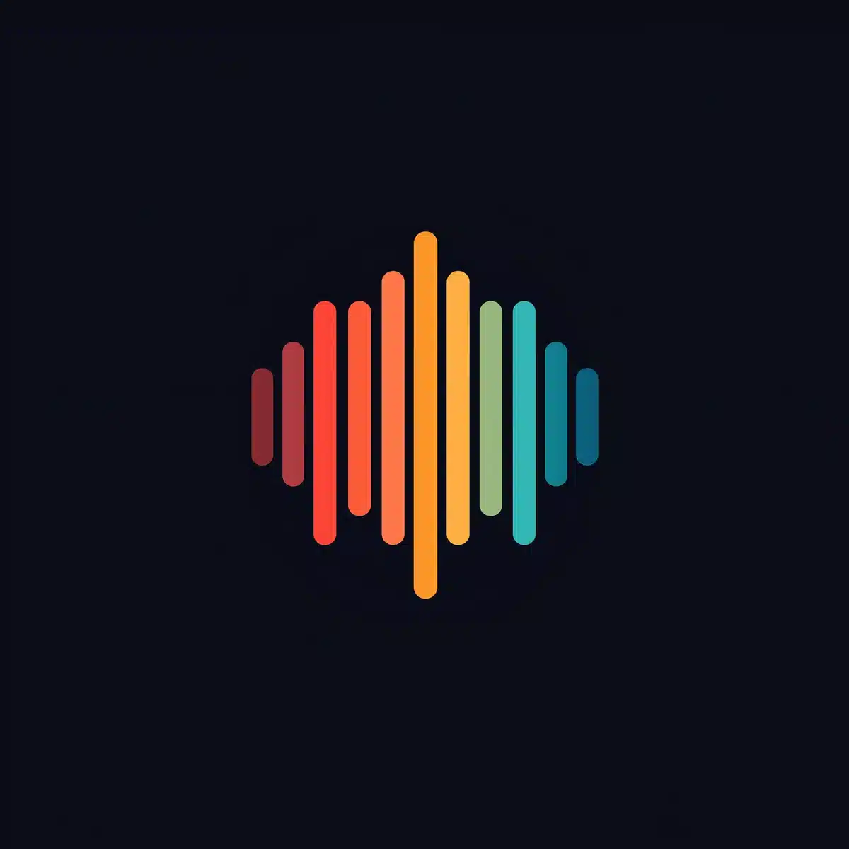 Vector Soundwave Logo Design Midjourney提示词