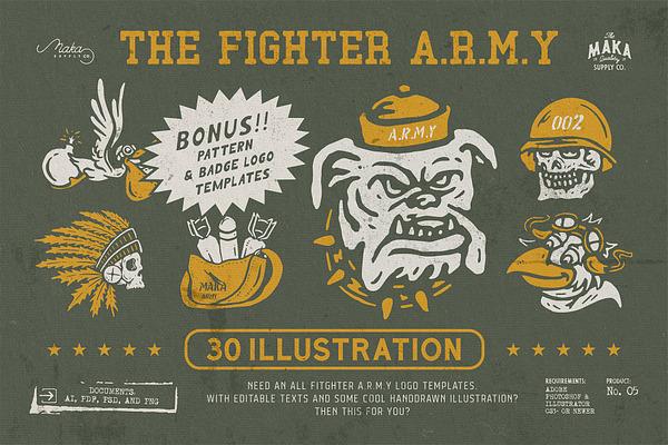The Fighter Army Illustration Vol.1