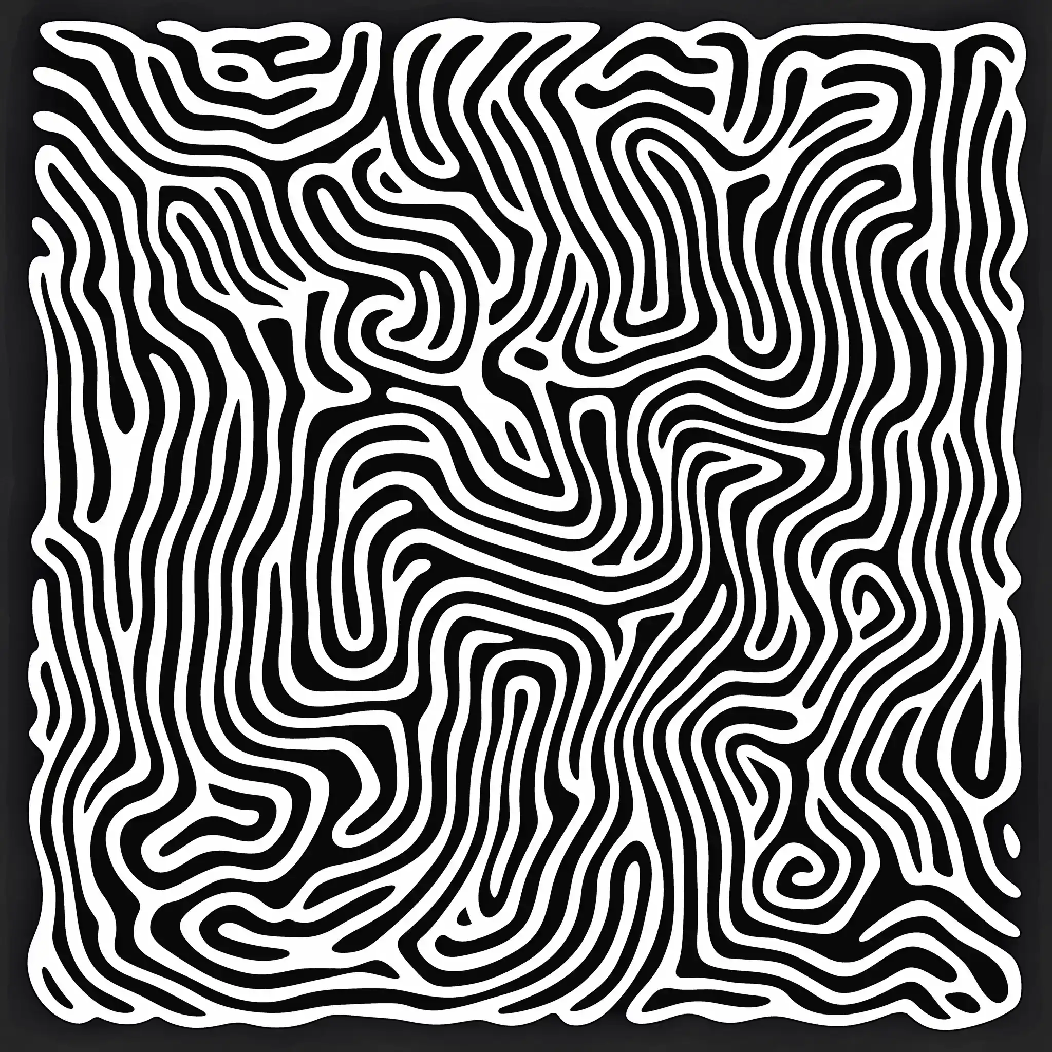 Vector Asterisk Squiggles Midjourney提示词
