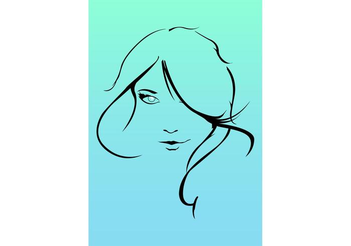 女性矢量