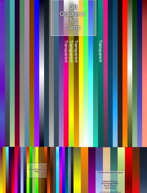 65款&nbsp;GIMP&nbsp;渐变合集