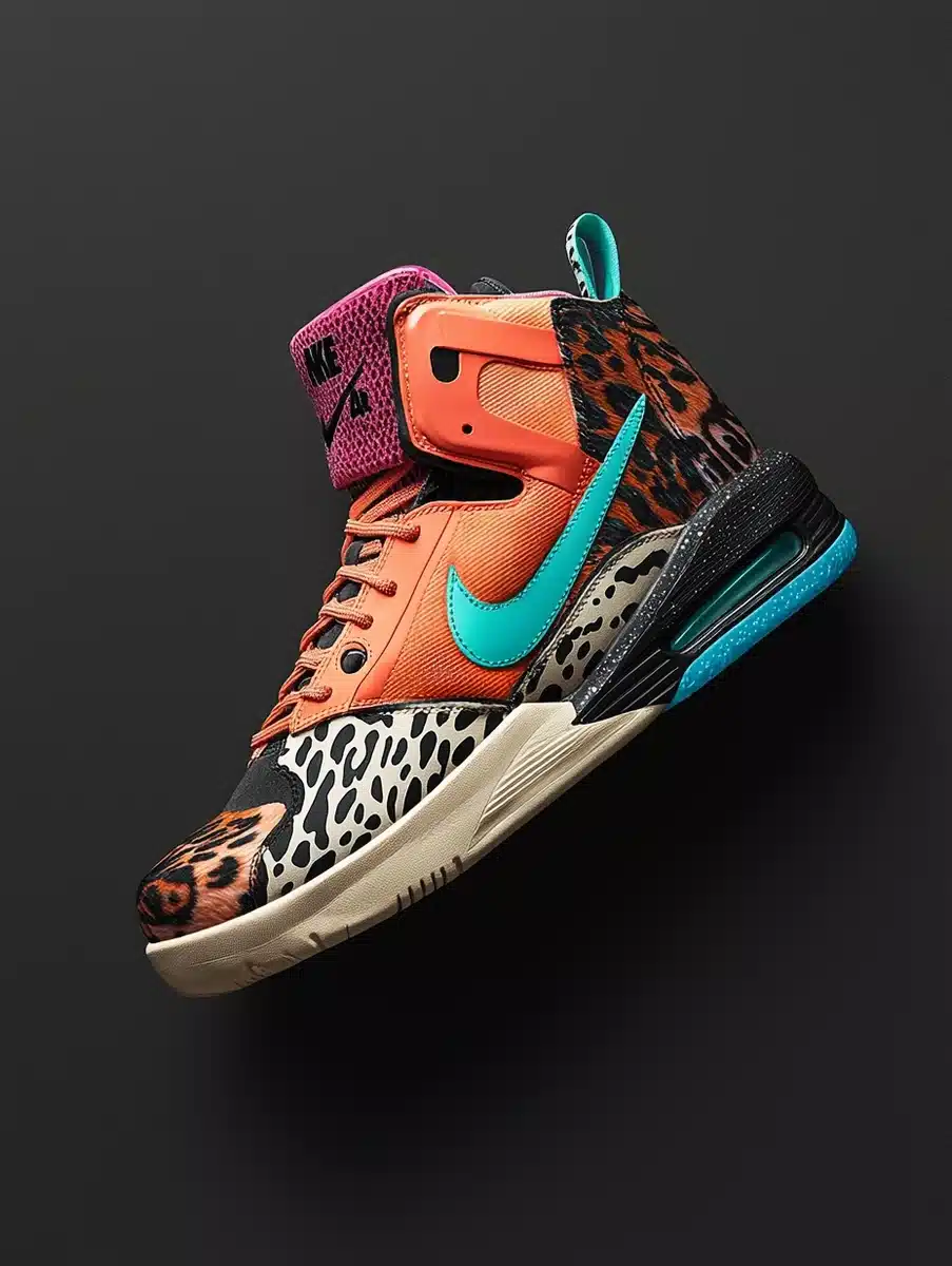Nike Air Shoe Textures Midjourney提示词