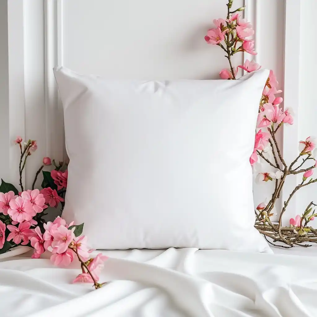 Pastel Pillow Mock-Up Midjourney提示词