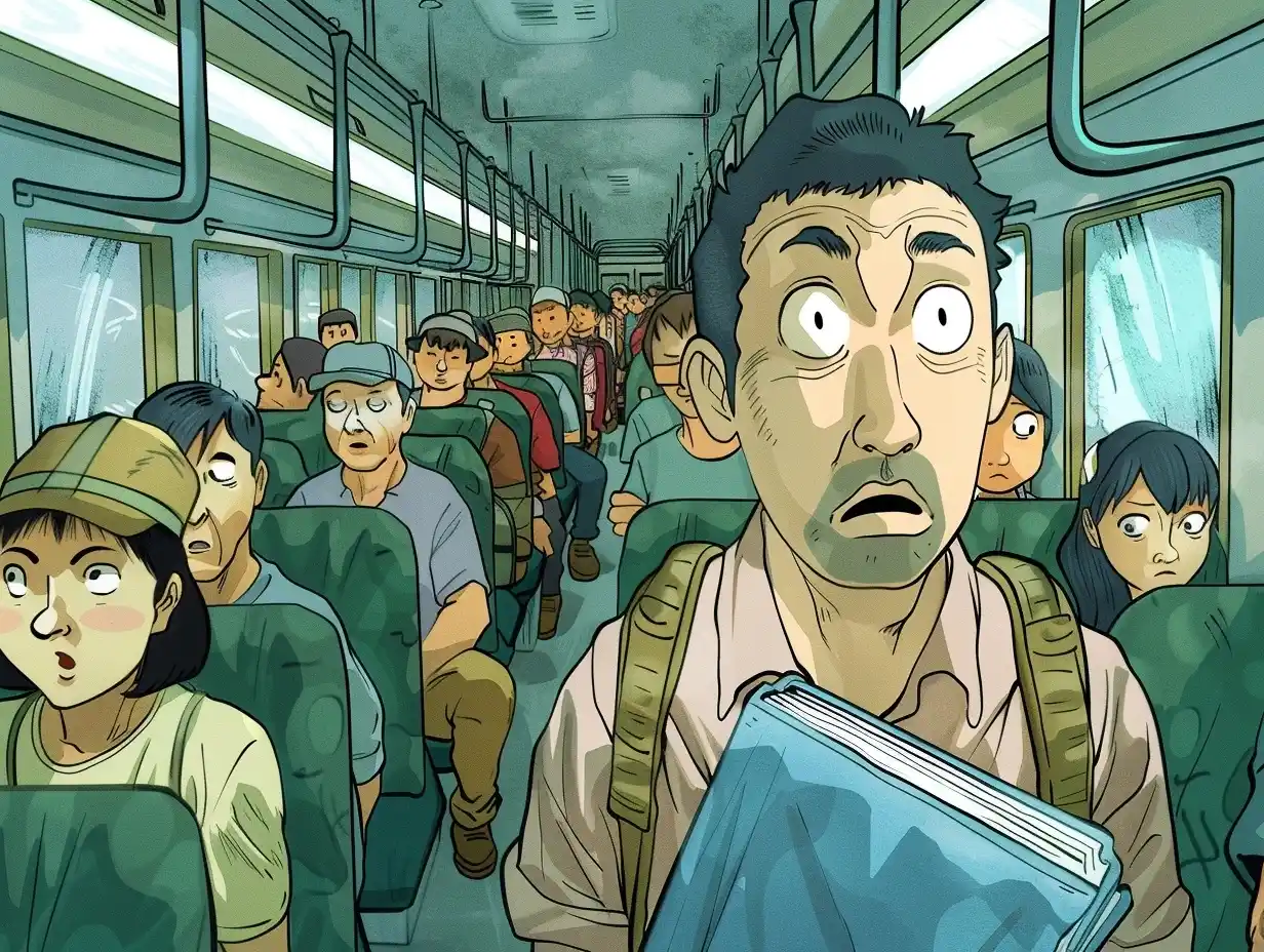 Rural Horror Train Fall Midjourney 提示词生成效果