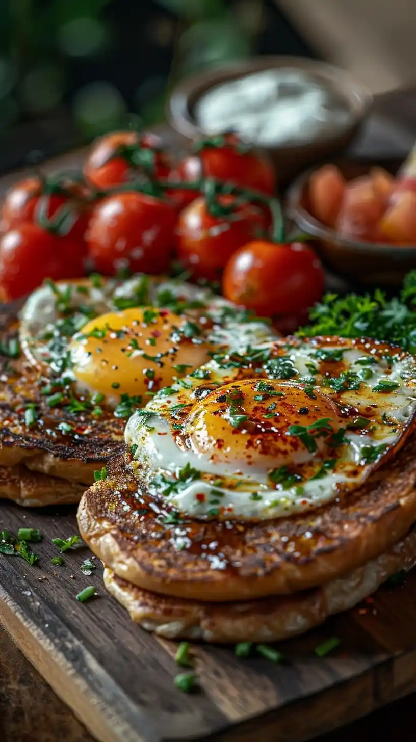 Realistic Breakfast on Black Midjourney提示词