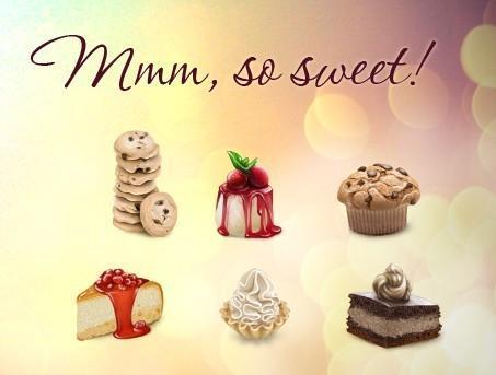 精致甜品图标6款（So Sweet）