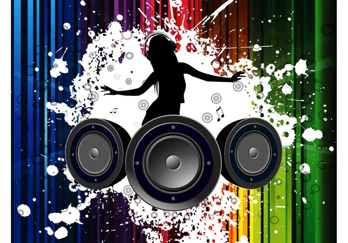 矢量女孩DJ