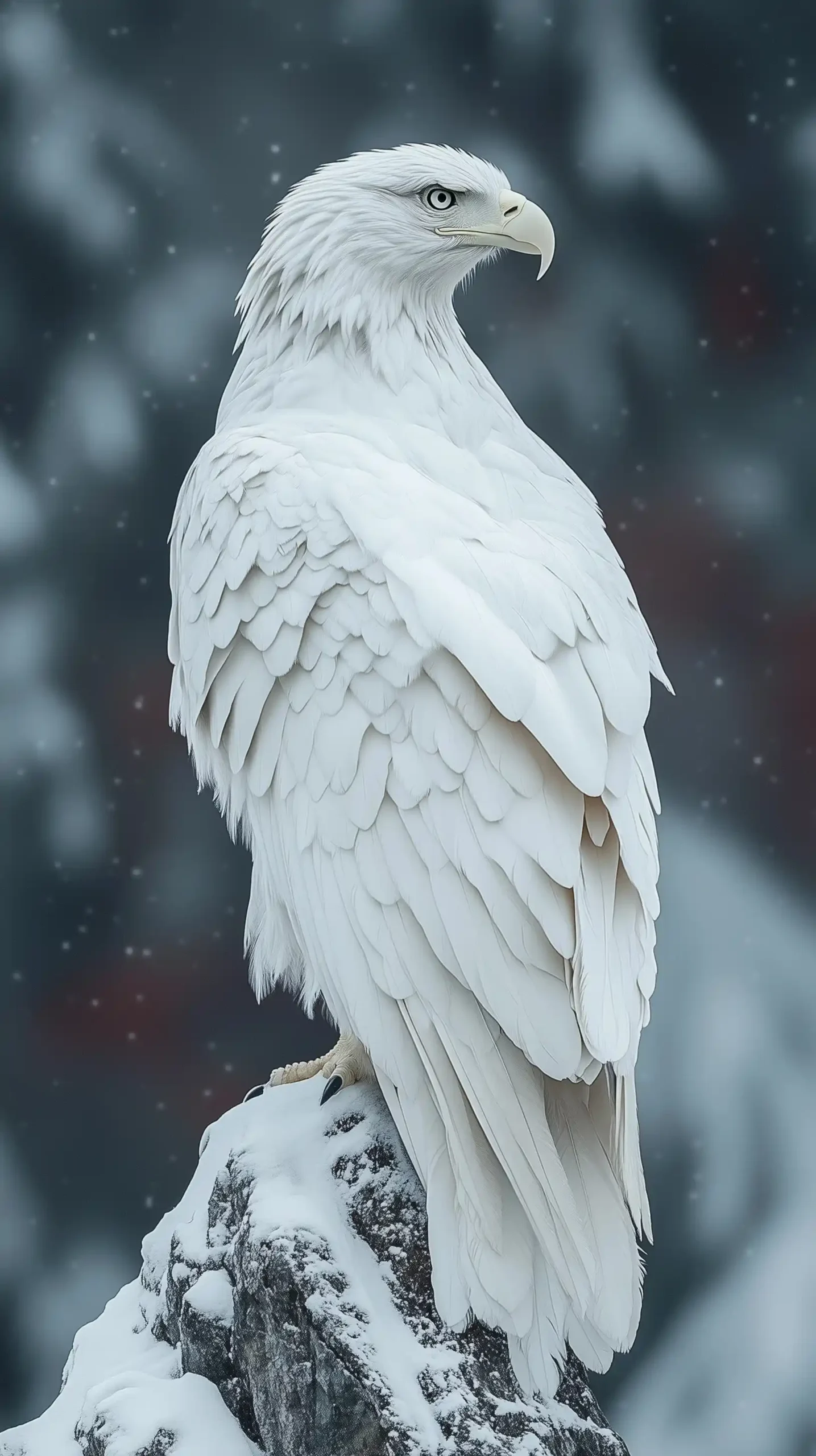 Mythic Eagle in Storm Midjourney提示词