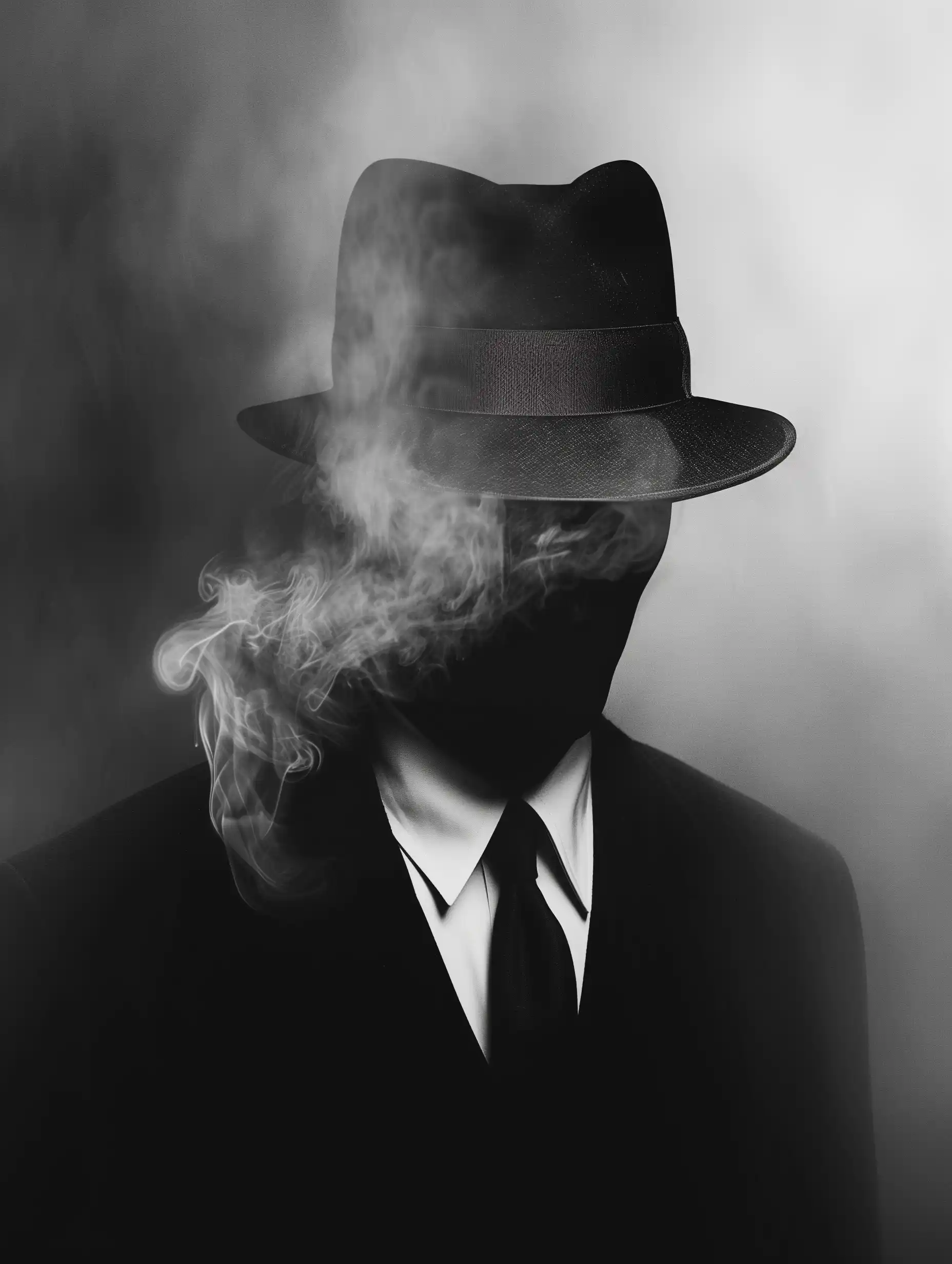 Mysterious Figure Abstract Shadows Midjourney 提示词生成效果