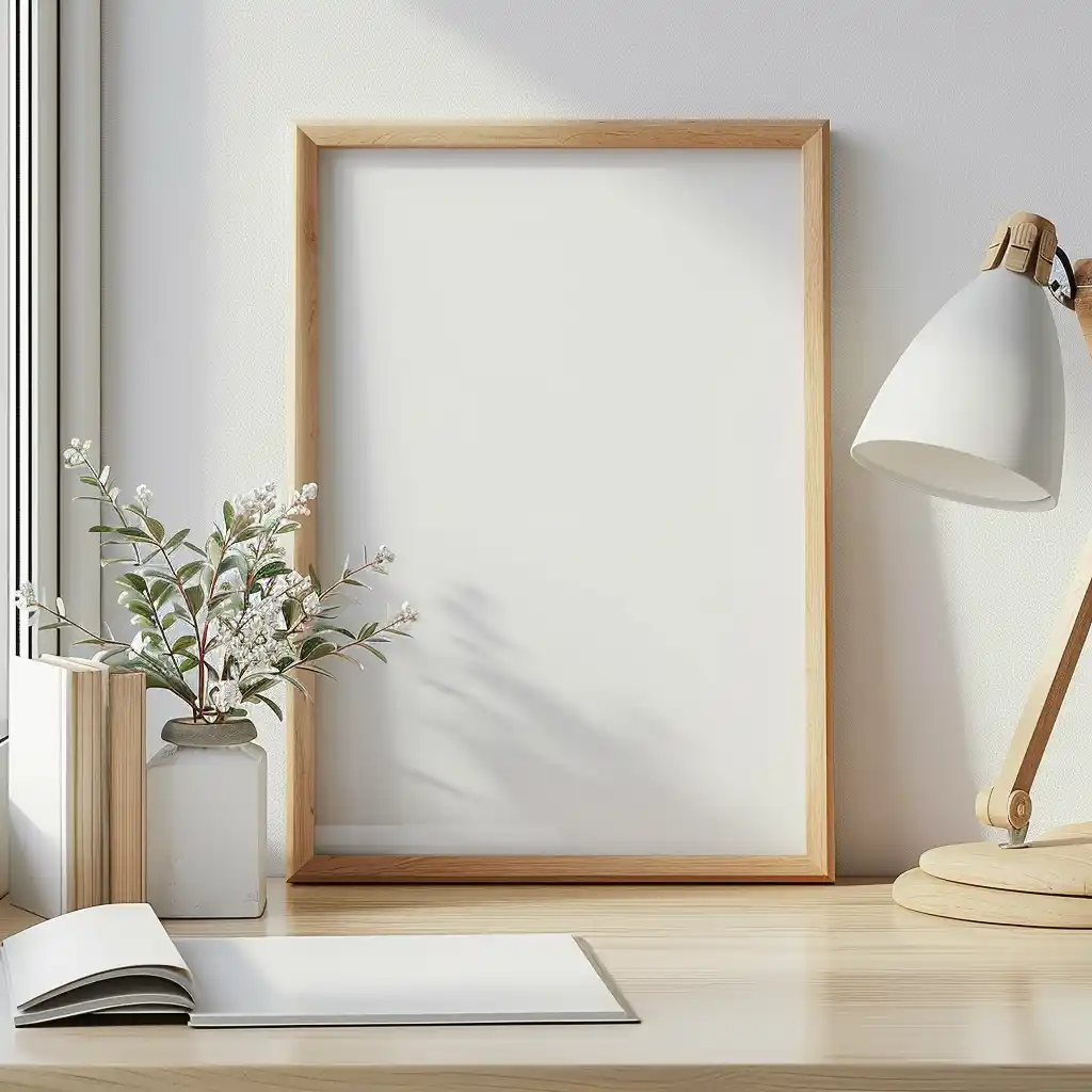 Realistic Desk Mockup Midjourney提示词