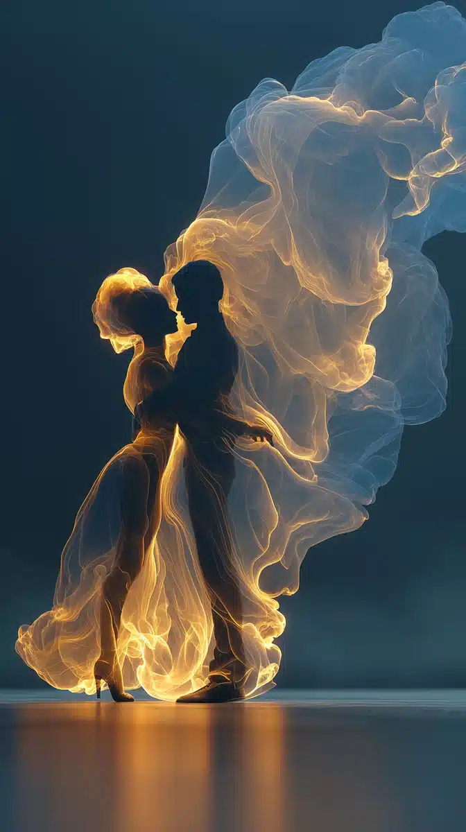 Smoke Dancers Performing Salsa Midjourney提示词
