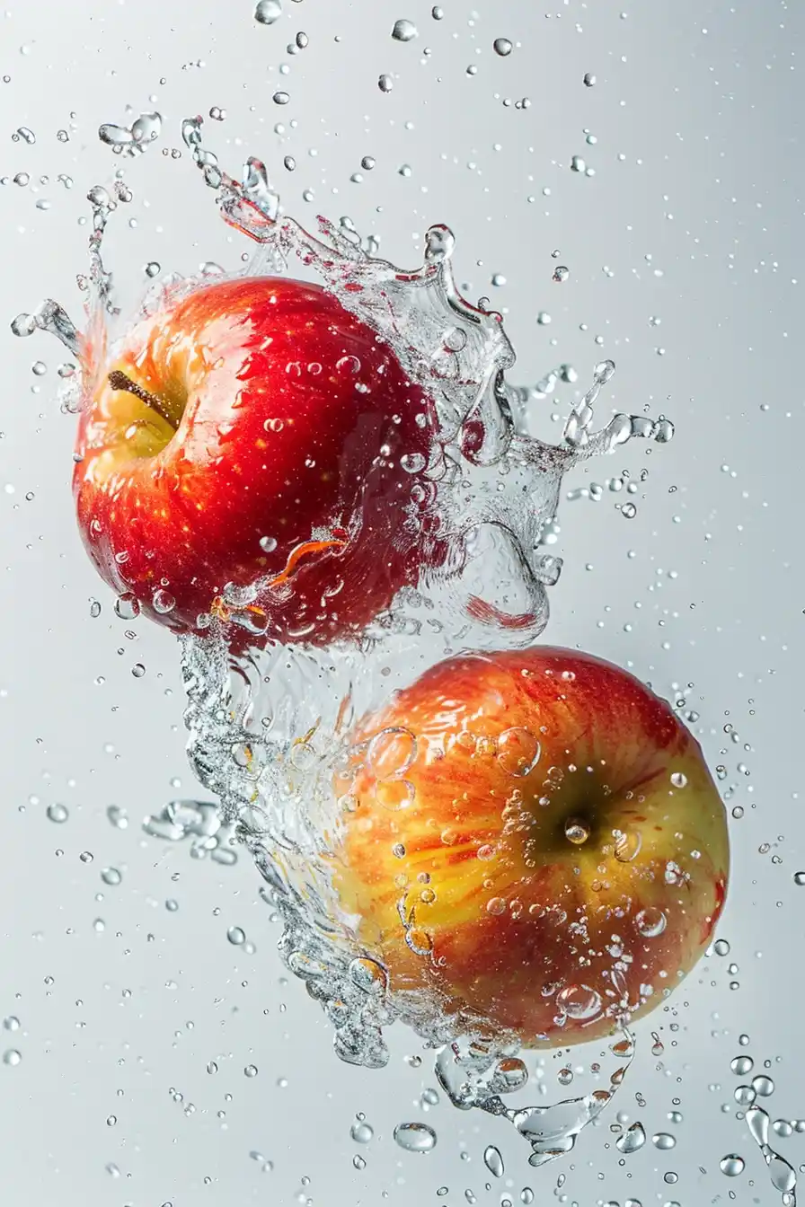 Minimalist Apple Splash Midjourney提示词