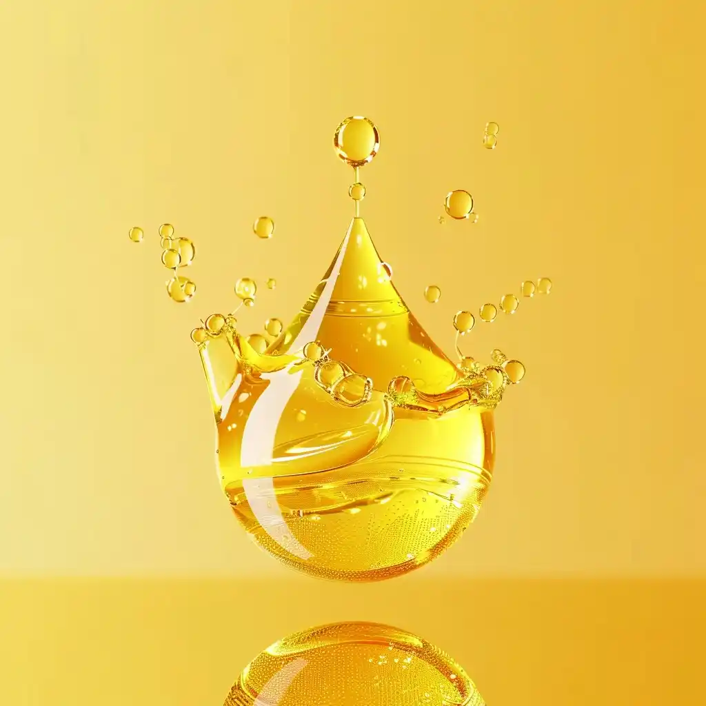 Yellow Oil Droplet Fusion Midjourney 提示词生成效果