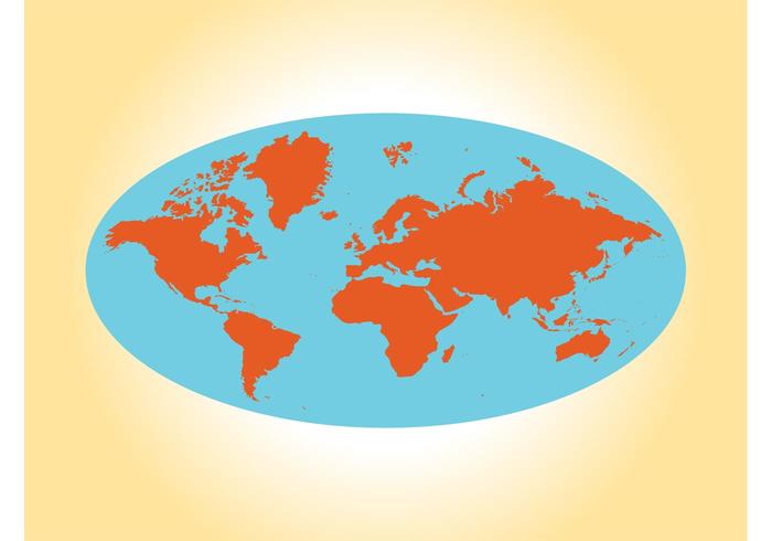 圆的世界地图