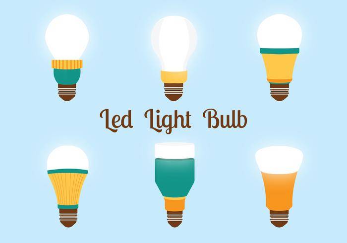 LED灯泡矢量包