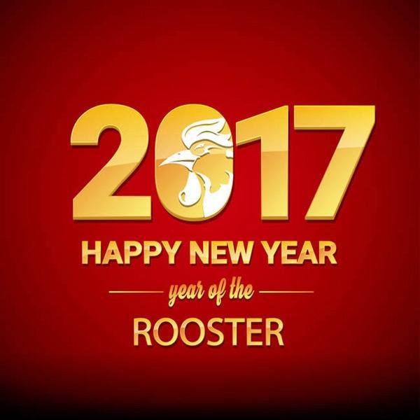鸡年新年贺卡