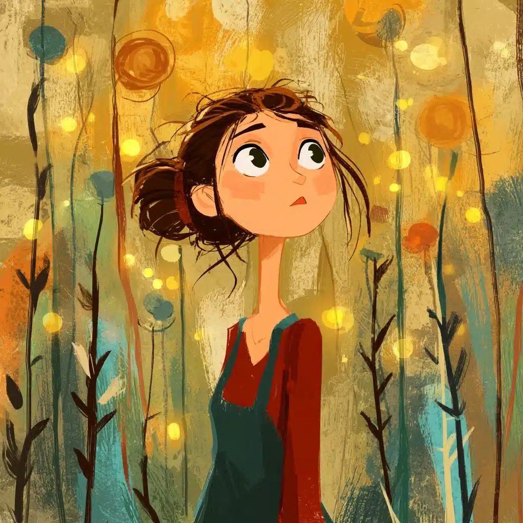 Stylized Girl Portrait Midjourney提示词