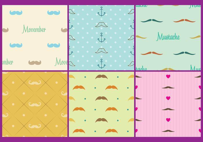 Movember模式向量