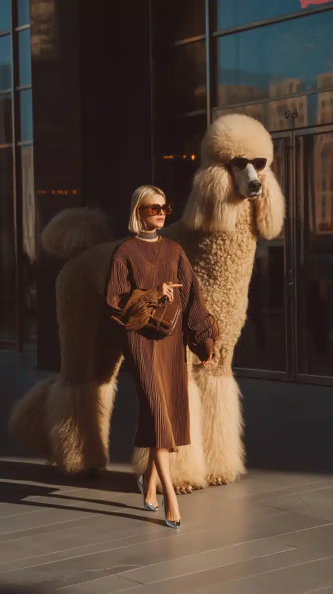 Colossal Alf with Fashionista Midjourney提示词