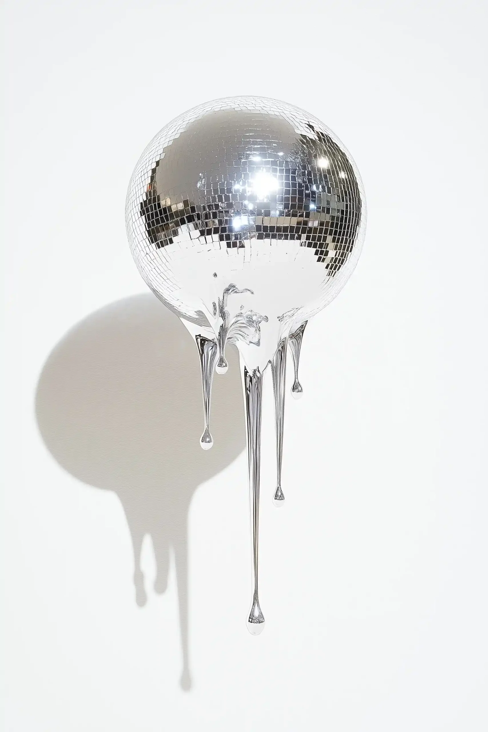 Melting Disco Ball Photography Midjourney提示词