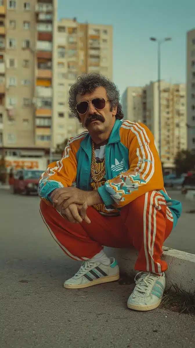 Vintage Turkish Man in HLM Midjourney提示词