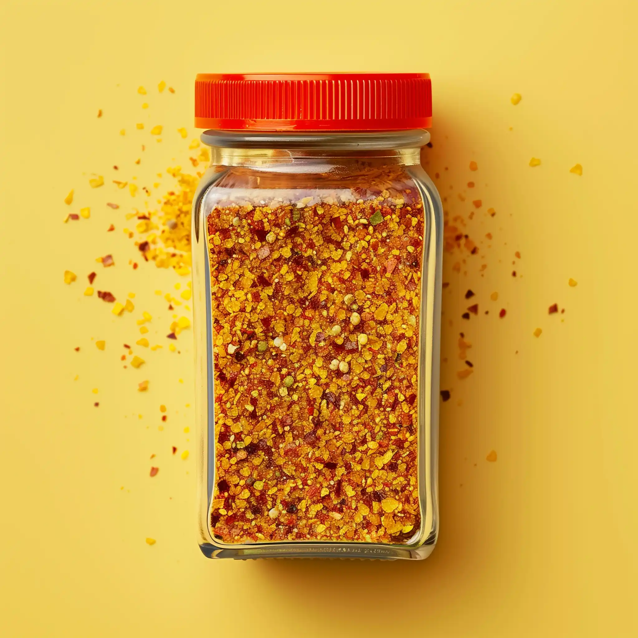 Red Yellow Chicken Seasoning Midjourney提示词