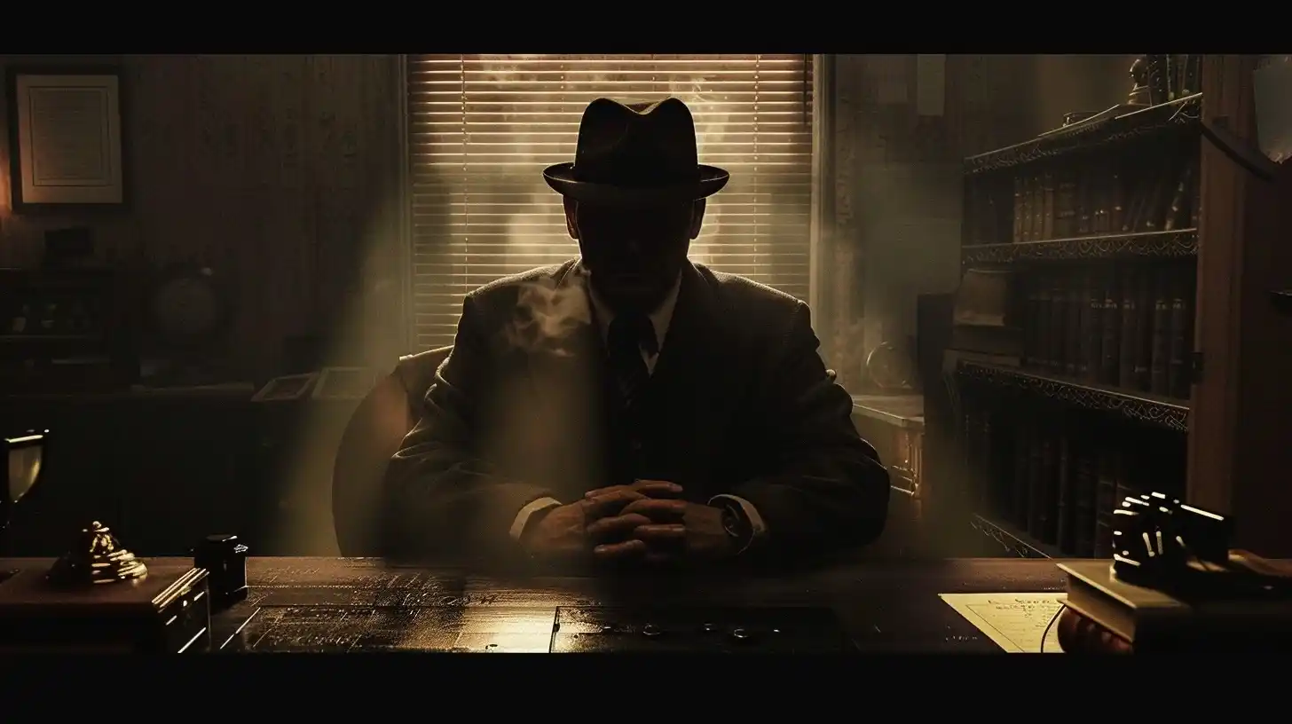 Mysterious Detective Noir Midjourney提示词