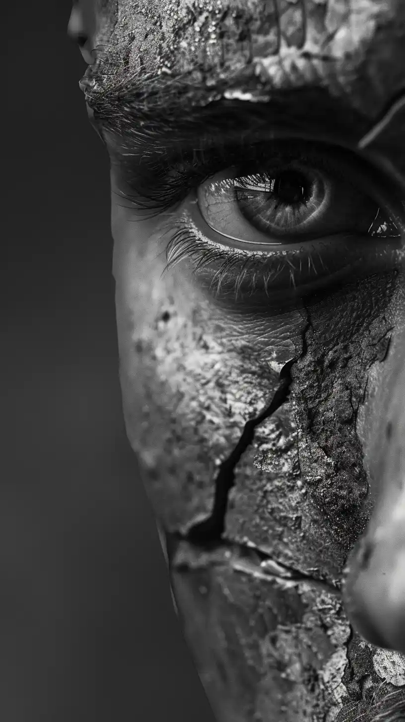 Achilles War in Monochrome Midjourney提示词