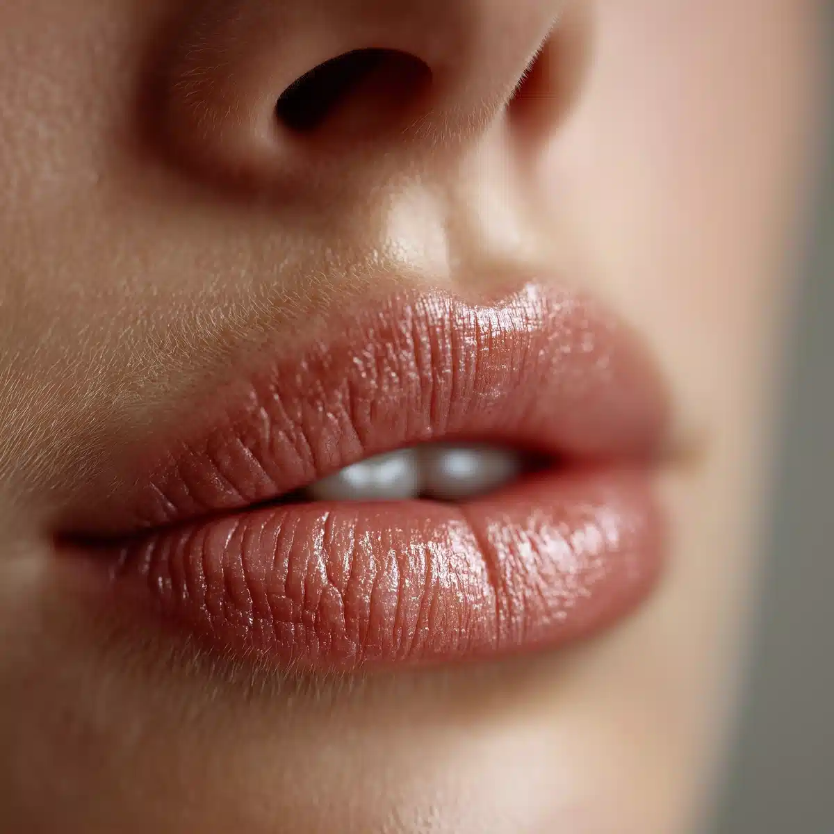 Hyperrealistic Close-Up Lips Midjourney提示词