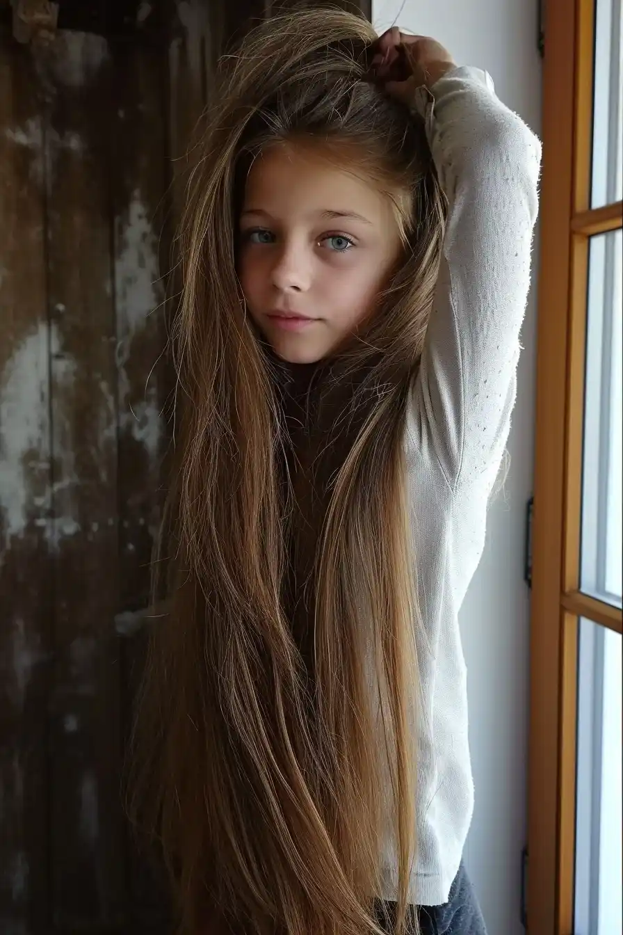 Brunette Beauty Midjourney提示词
