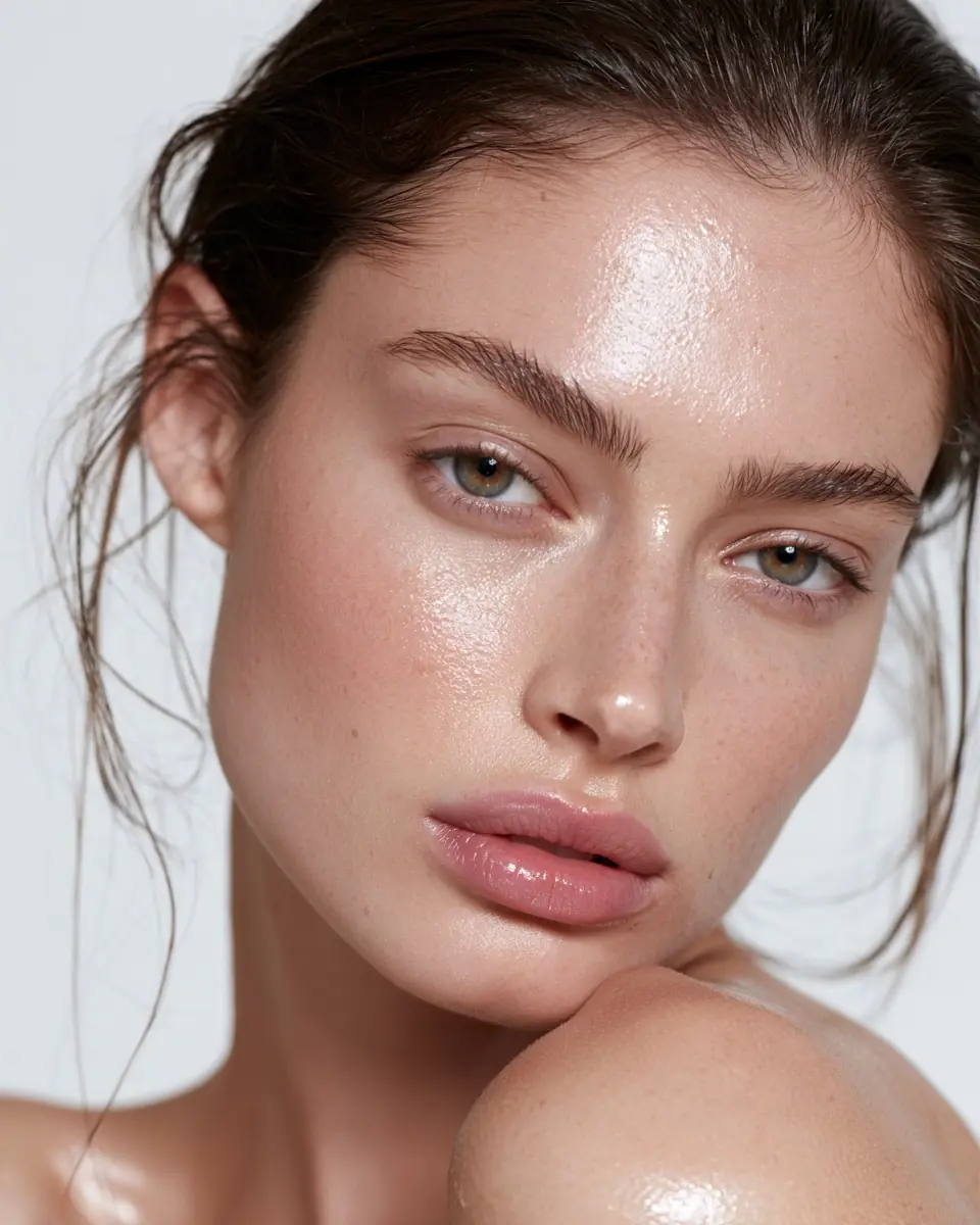 Editorial Woman Beauty Portrait Midjourney提示词