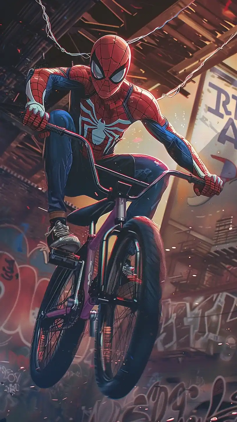 Marvel BMX Rider TRACY Midjourney提示词