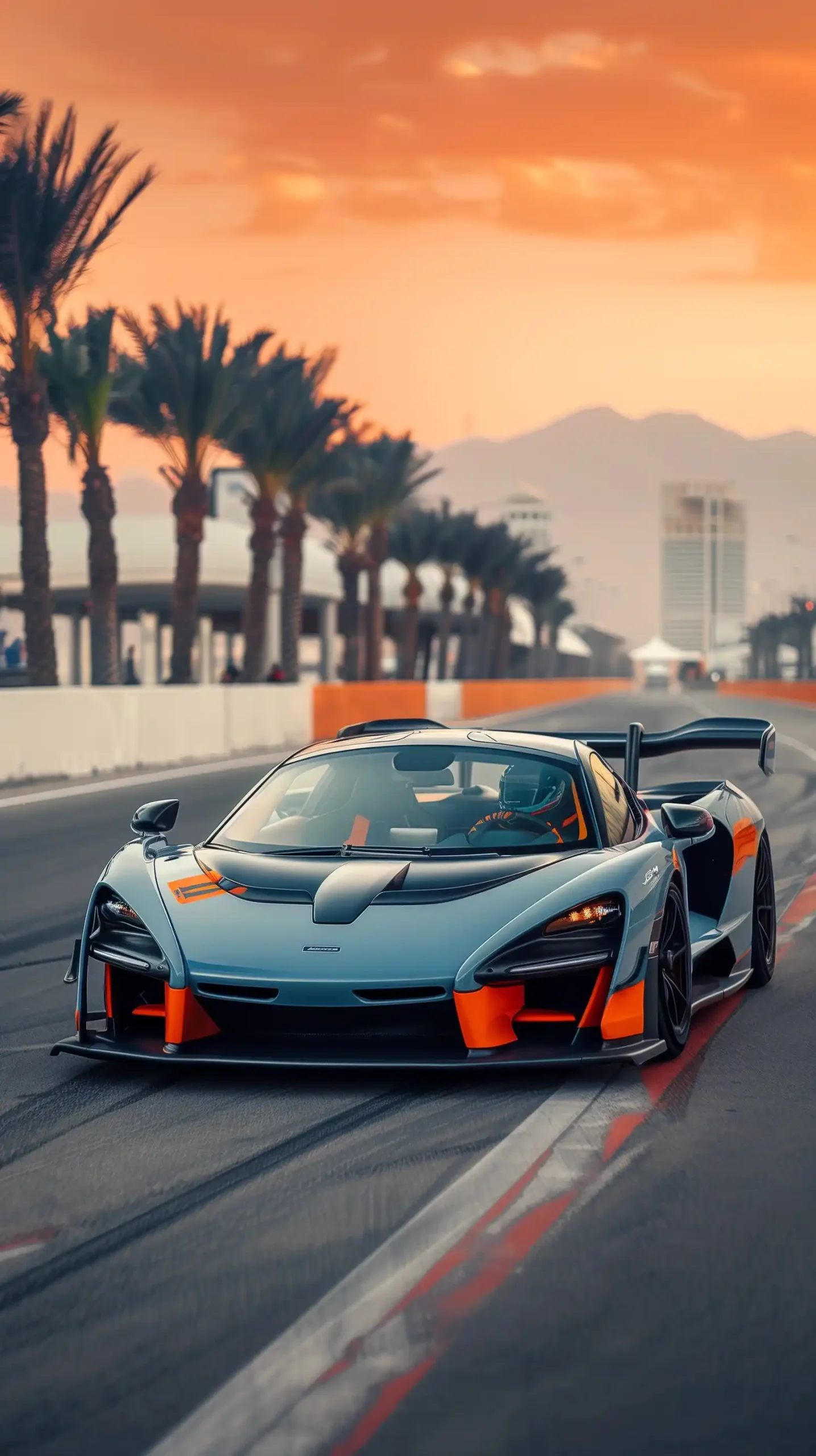 Stylized McLaren Racing Car Midjourney提示词