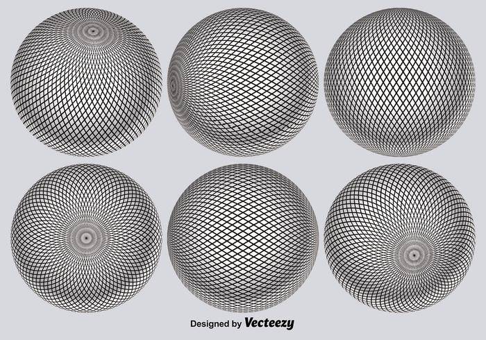 矢量三维全球网格集