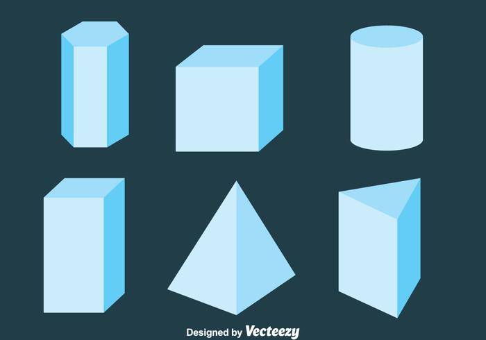 3D几何形状集合矢量