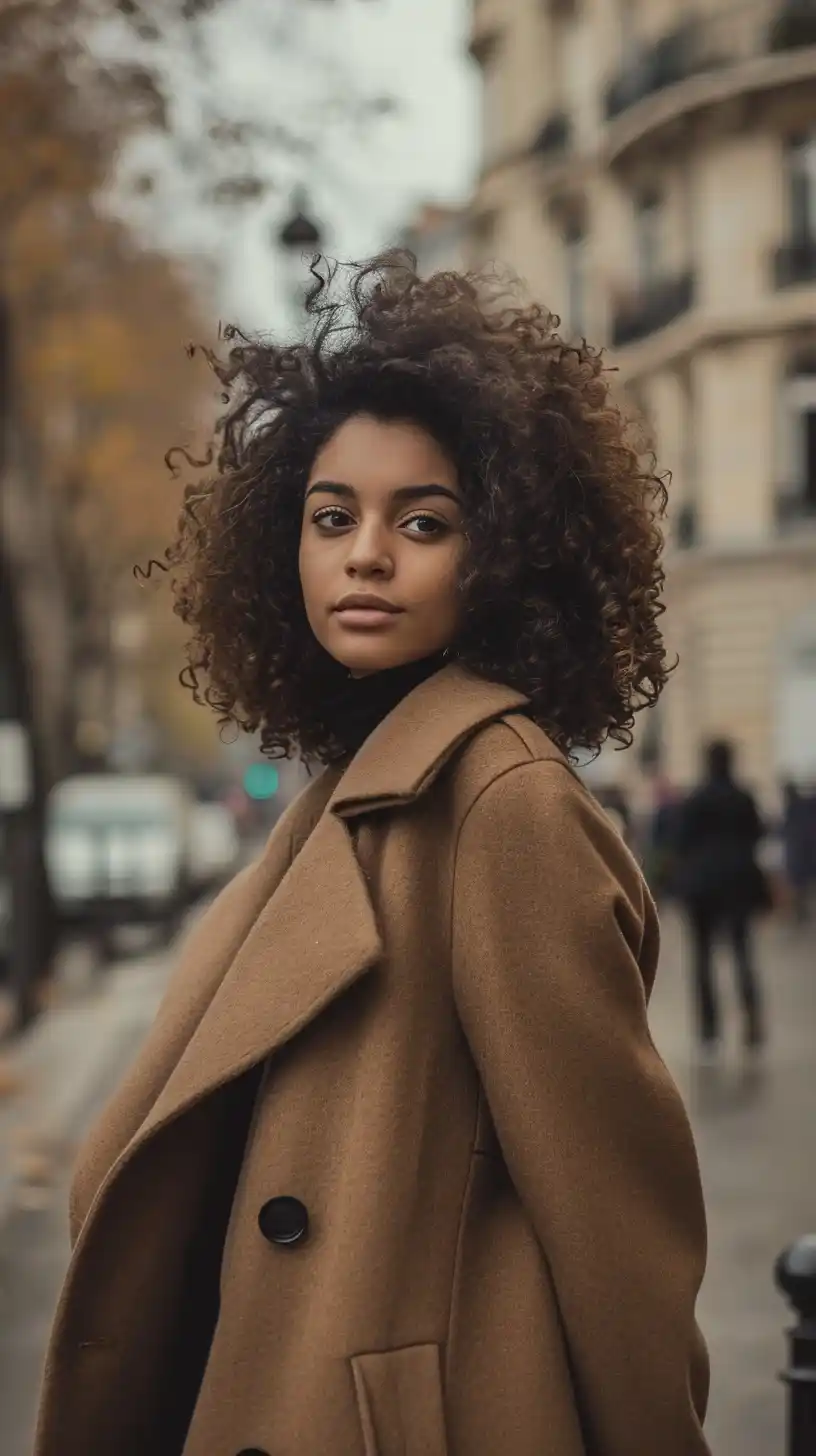 Stylish French Woman Midjourney提示词