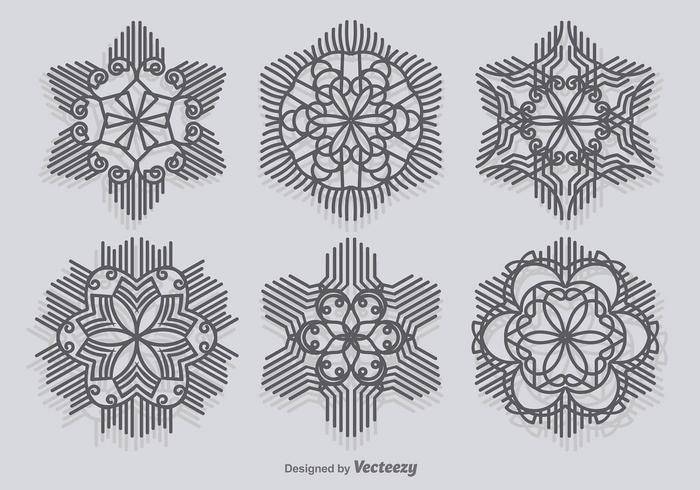 现代雪花