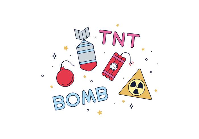 免费爆炸物矢量