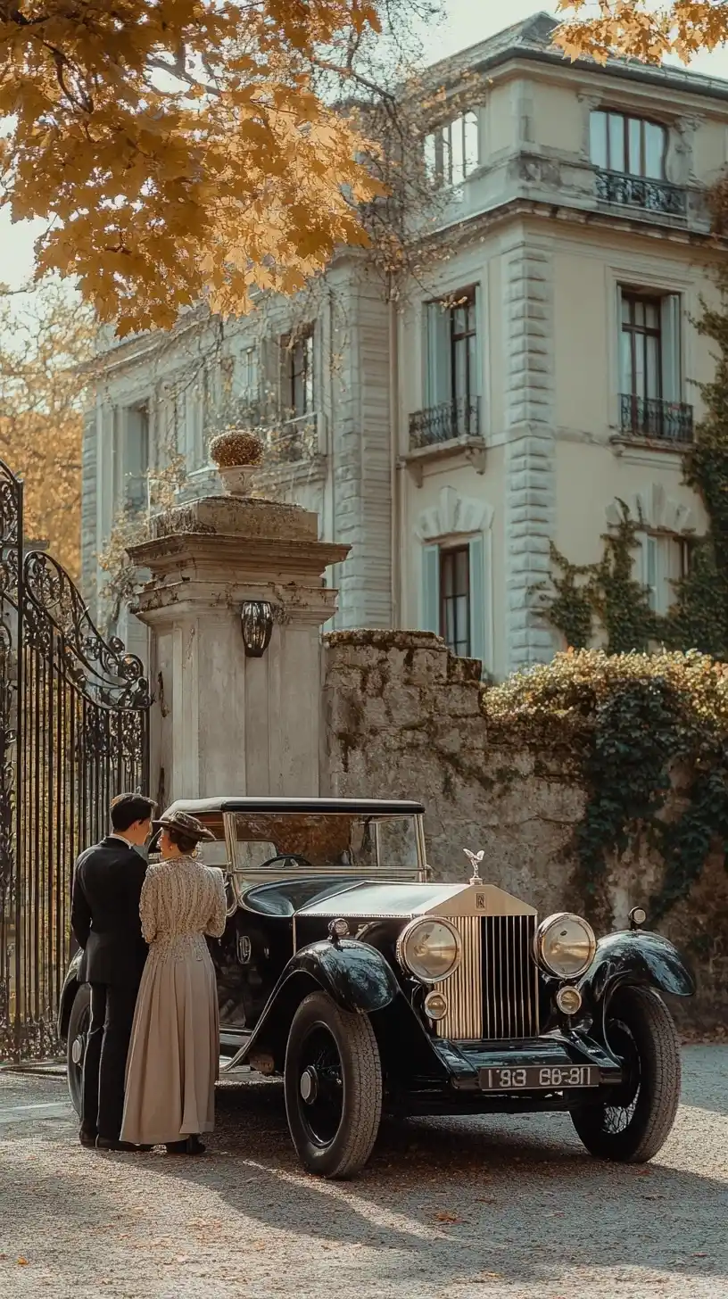 Vintage Rolls-Royce at Estate Midjourney 提示词生成效果