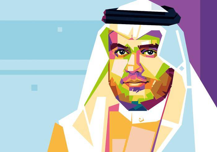 王子 - 阿拉伯风格 -  WPAP