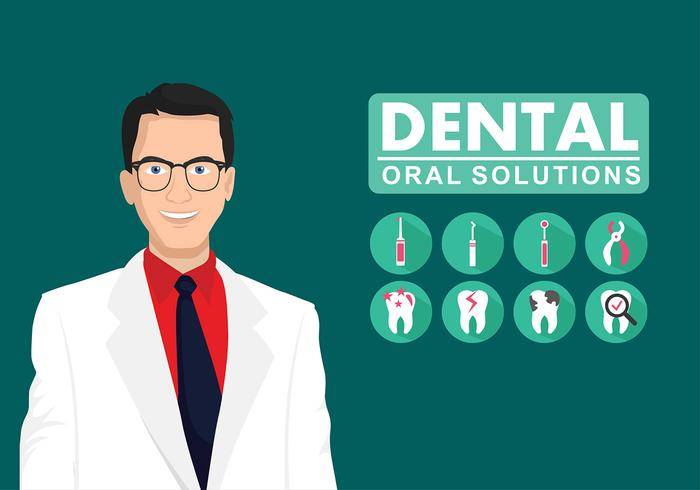 Dentista免费矢量
