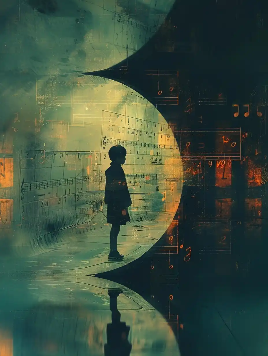 Infinite Schoolyard Music Midjourney提示词