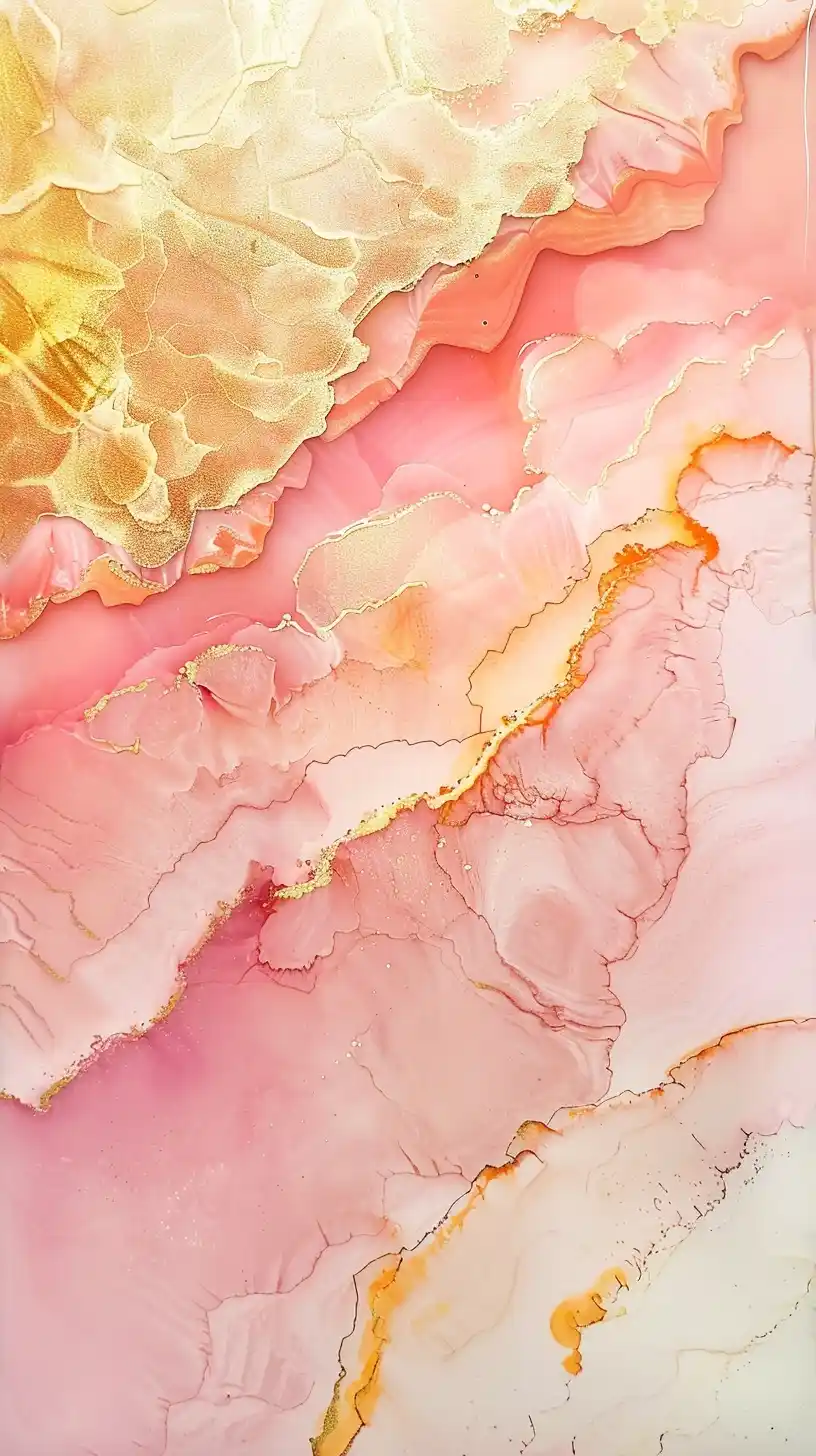 Alcohol Ink Metallic Art Midjourney 提示词生成效果