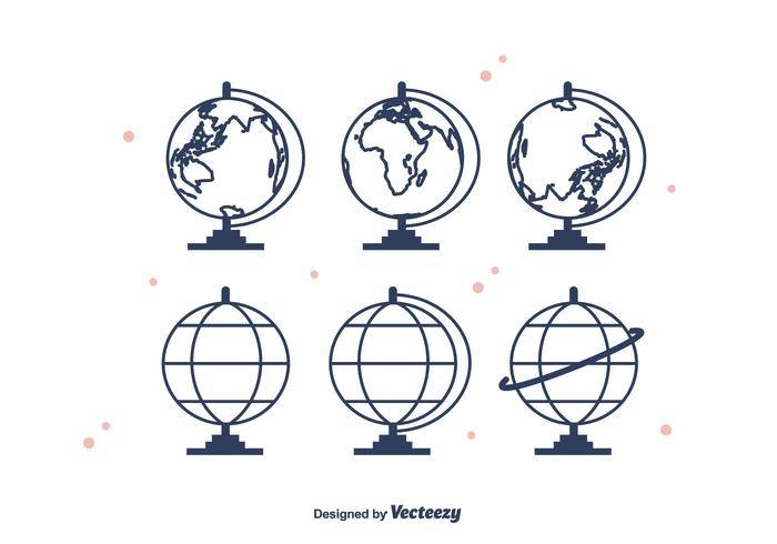Globus矢量图标