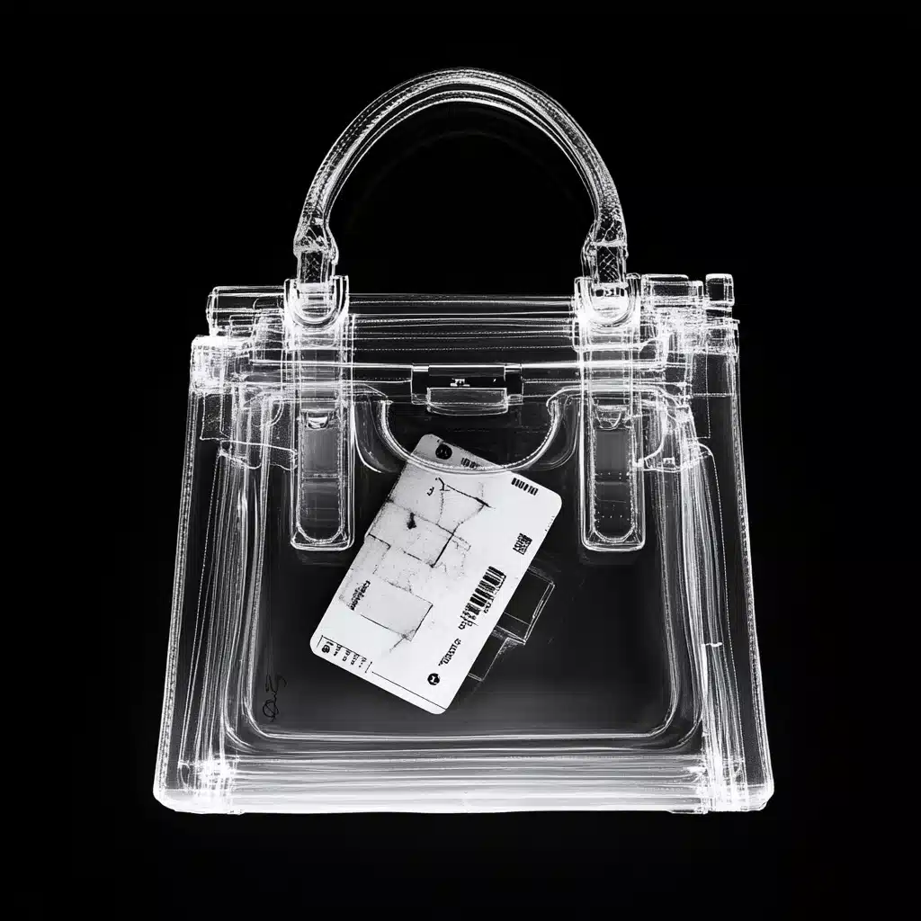 Monochrome X-Ray Bag Contents Midjourney提示词