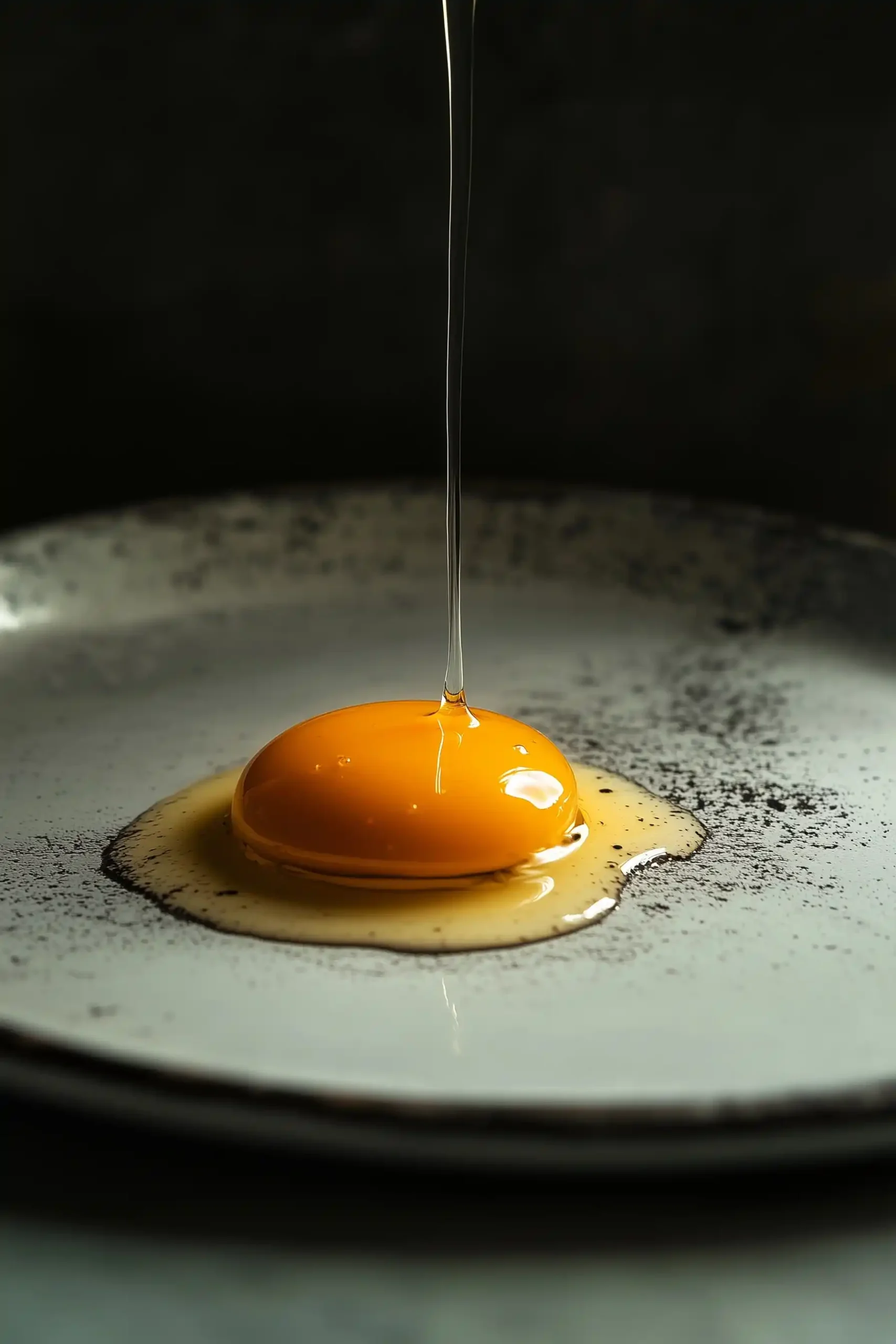 Close-Up Egg Yolk Drip Midjourney 提示词生成效果