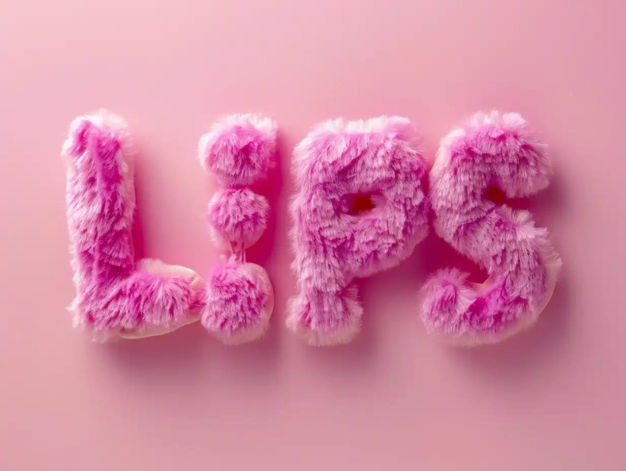 Plush Lips Minimalism Midjourney提示词