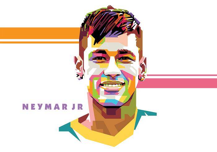Neymar  - 足球生活 - 波普艺术肖像